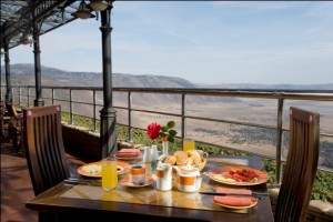 Break Fast at Ngorongoro Wildlife Lodge