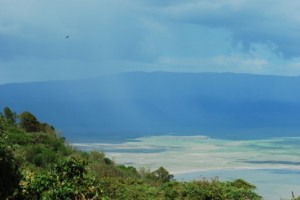 Ngorongoro Crater from Viewing Point Above